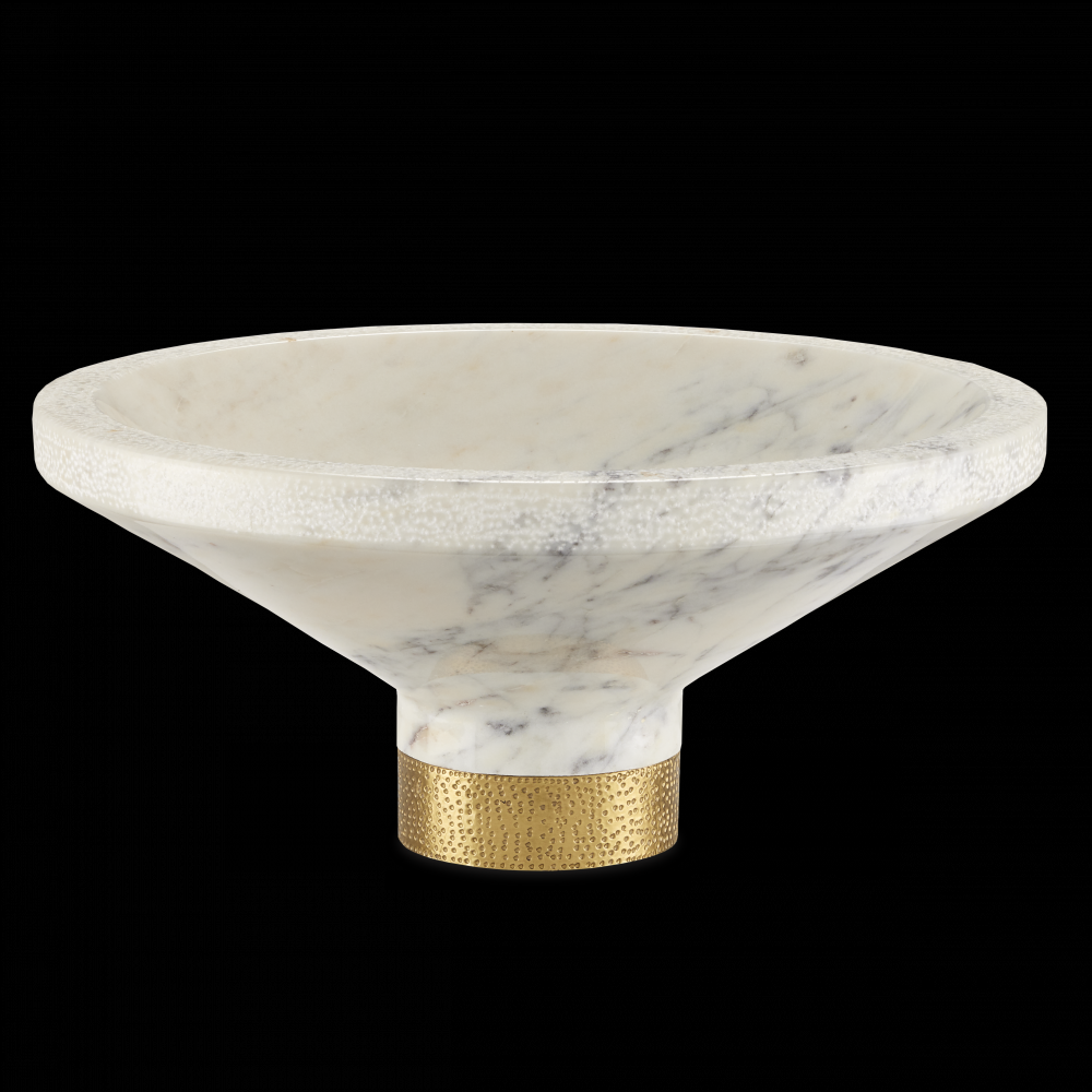 Vincent White Marble Bowl