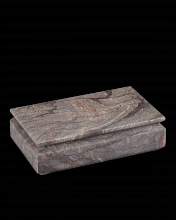 Currey 1200-0803 - Leslie Breccia Marble Box